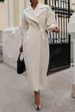 Elegant Solid Turndown Collar Outerwear(8 Colors)