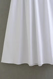 Sexy Simplicity Solid Backless Fold V Neck Sling Dress Dresses