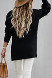Casual Round Neck Solid Color Cute Sweater(4 Colors)