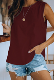 Casual Solid Basic O Neck T-Shirts(4 Colors)