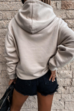 Casual Street Solid Patchwork Pocket Hooded Collar Hoodies(4 Colors)