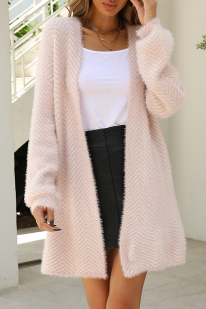 Casual Striped Split Joint Tops Sweater