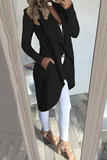 Casual Solid Patchwork Turndown Collar Outerwear(6 Colors)