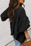 Casual Solid Color V Neck Sweater Cardigans(6 Colors)