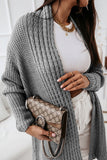 Casual Solid Patchwork V Neck Cardigans(5 Colors)