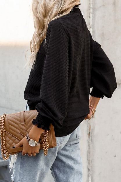 Fashion Casual Solid Solid Color Turtleneck Tops