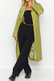 Elegant College Solid Solid Color Turn-back Collar Outerwear(3 Colors)