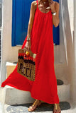 Casual Simplicity Solid Solid Color U Neck Sling Dress Dresses
