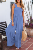 Casual Solid Fold Loose Jumpsuits