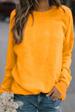Casual Simplicity Solid O Neck Hoodies(9 Colors)
