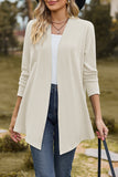Casual Solid Patchwork V Neck Outerwear(5 Colors)