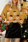 Casual Santa Claus Patchwork O Neck Sweaters(10 Colors)