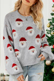 Casual Santa Claus Patchwork O Neck Sweaters(10 Colors)