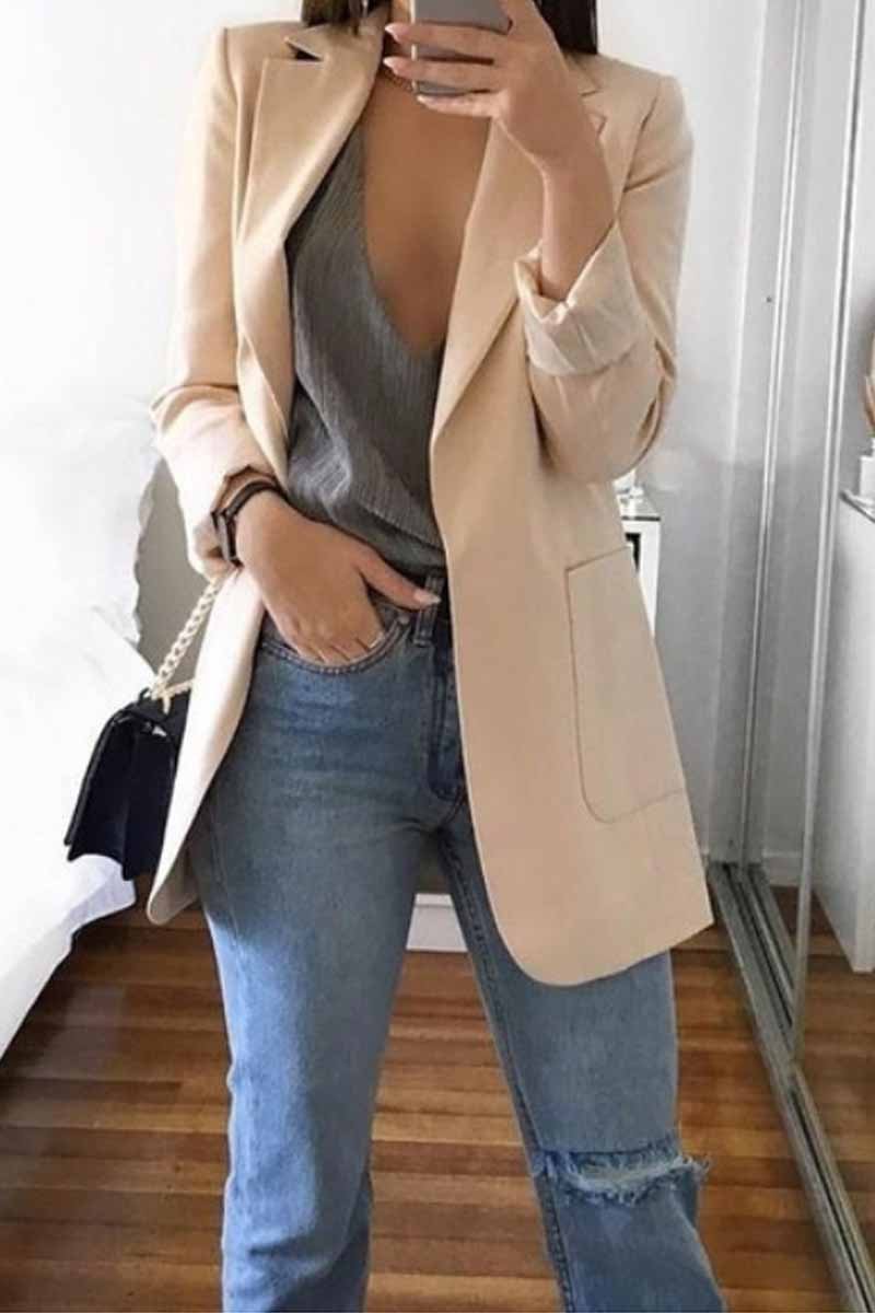 Chicindress Stylish Suit with Pocket Blazer(8 Colors)