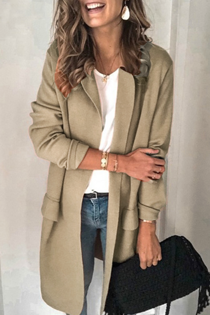 Chicindress Solid Color Long Sleeve blazer(6 Colors)
