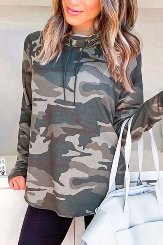 Chicindress Cute Loose Camouflage Hoodie
