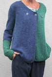 Chicindress Loose Stitching Knitted Sweater