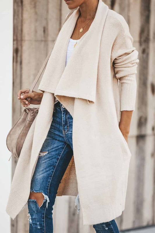 Chicindress Pure Color Casual Loose Coat