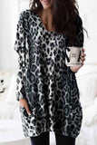 Chicindress Leopard Mini dress With Pockets