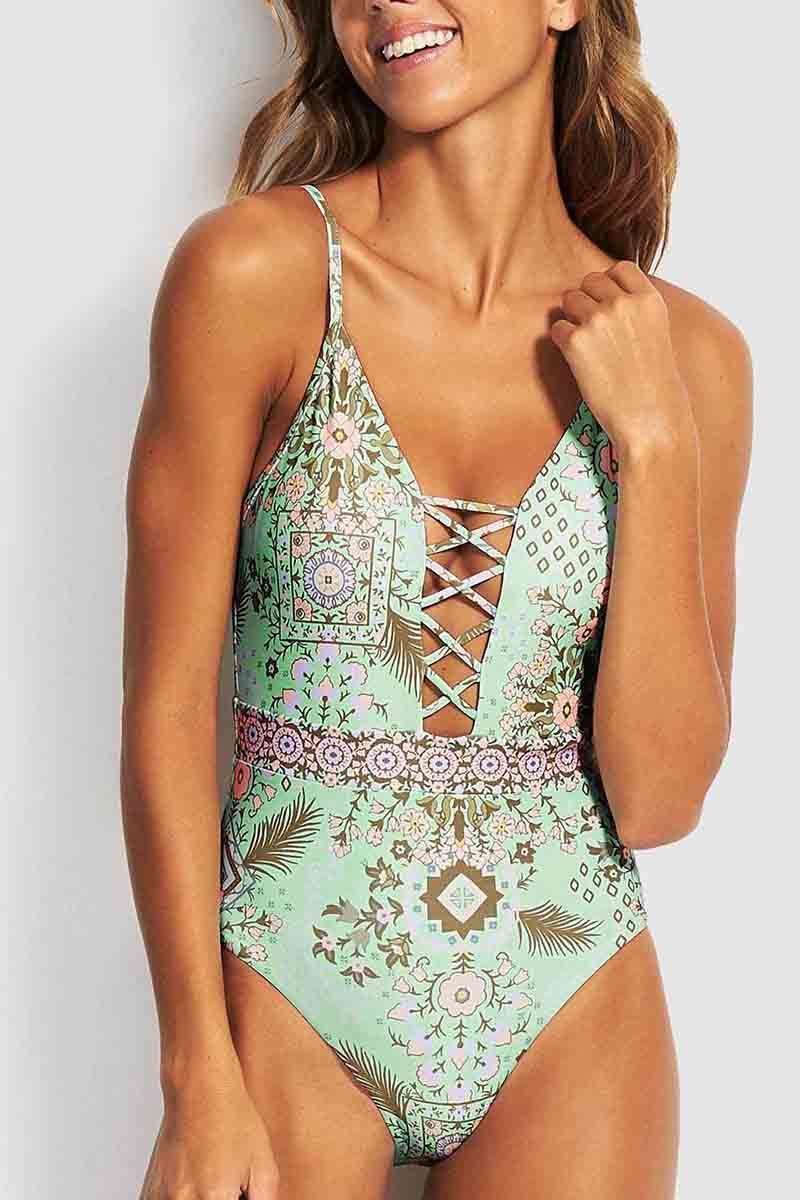 Chicindress Hollow out Sexy One-Piece Swimsuit
