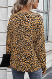 Chicindress Elegant V-neck leopard print blouse women