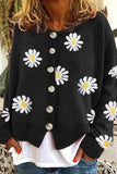 Chicindress Casual Loose Daisy Cardigan