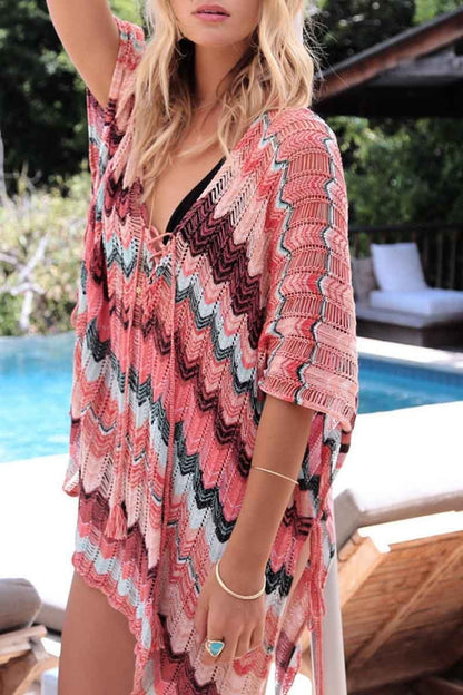 Chicindress Sexy Knitted Beach Swimwear Cover-up(2 colors)