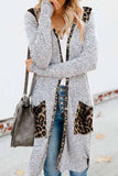 Chicindress Loose Leopard Print Knitted Cardigan