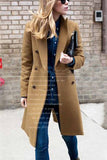Chicindress Thick Solid Color Button Coat