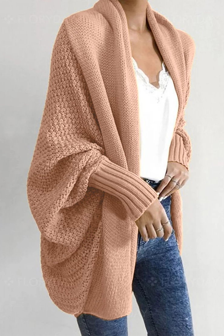 Chicindress Batwing Sleeve Sweater Cardigan (4 Colors)