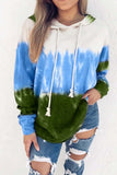 Chicindress Hooded Collar Tied Dyed Print Hoodie (3 Colors)