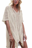 Chicindress Hollow Knitted Sunscreen Swimwear Cover-up(4 Colors)