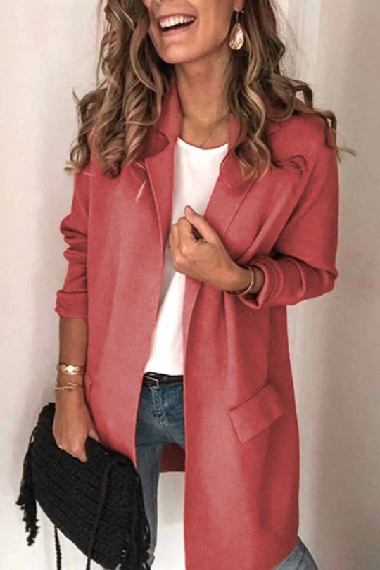 Chicindress Solid Color Long Sleeve blazer(6 Colors)