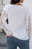 Chicindress Lace Stitching Long Sleeve Bottoming Shirt Tops