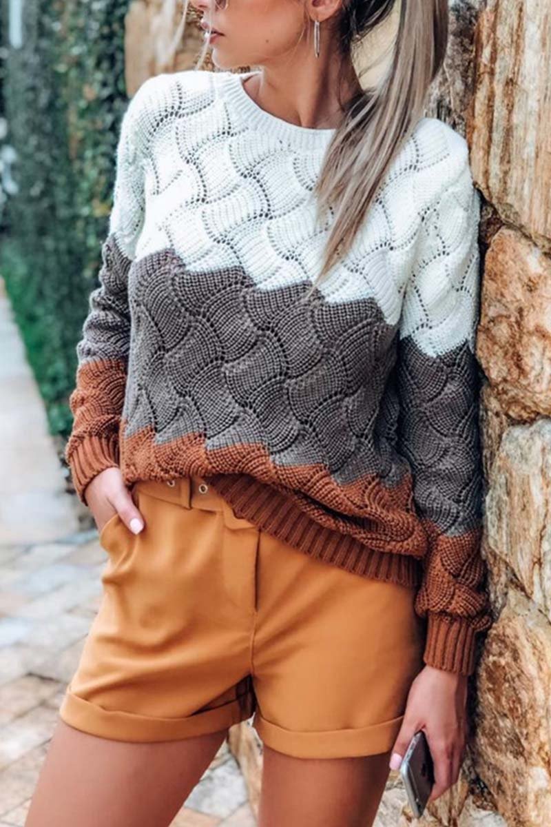 Chicindress O Neck Knit Sweaters