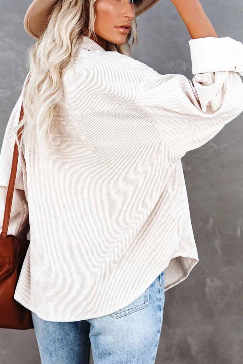 Chicindress Solid Color Loose Pit Shirt Tops