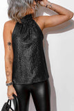 Chicindress Halter Sexy Sequined Vest Tops(3 colors)