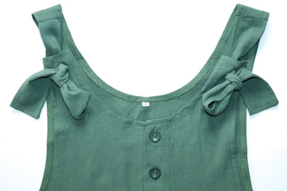 Chicindress Cotton Pocket Jumpsuit(3 Colors)