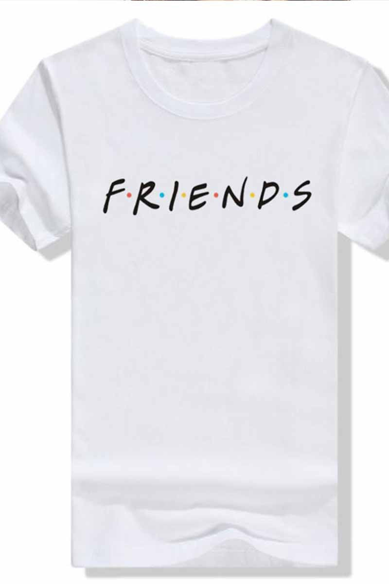 Chicindress Letter Print Loose T-shirt