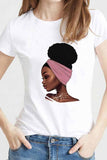Chicindress colorful Girl Carton Print T-shirt