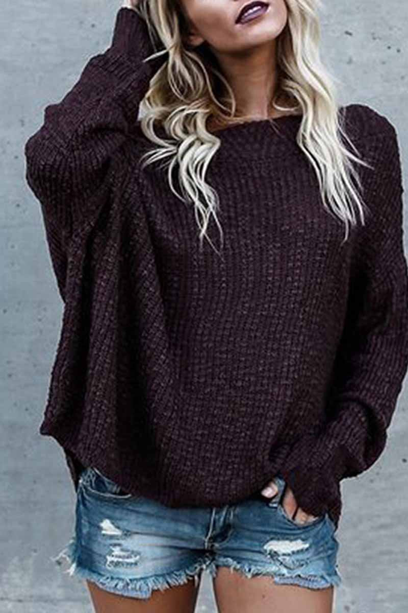 Chicindress Off-Shoulder Loose Style Sweater