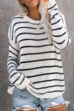 Chicindress Loose grid Round Neck Sweater