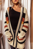 Chicindress Long Sleeve Loose V-Neck Cardigan Sweater