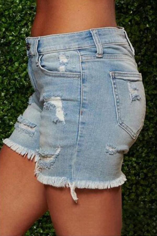On-trend Ripped Sexy Denim Shorts