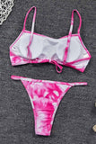 Chicindress Tie-dye Print Bikini Set (2 Colors )