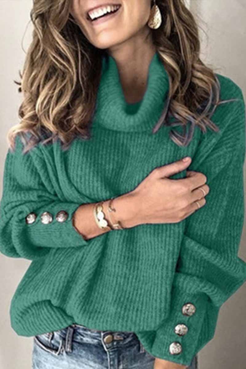 Chicindress Turtleneck Knitted Sweater(5 Colors)