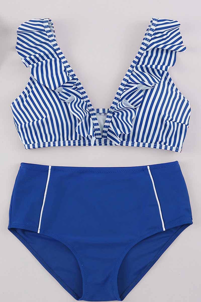 Chicindress Striped Two-piece Swimsuit